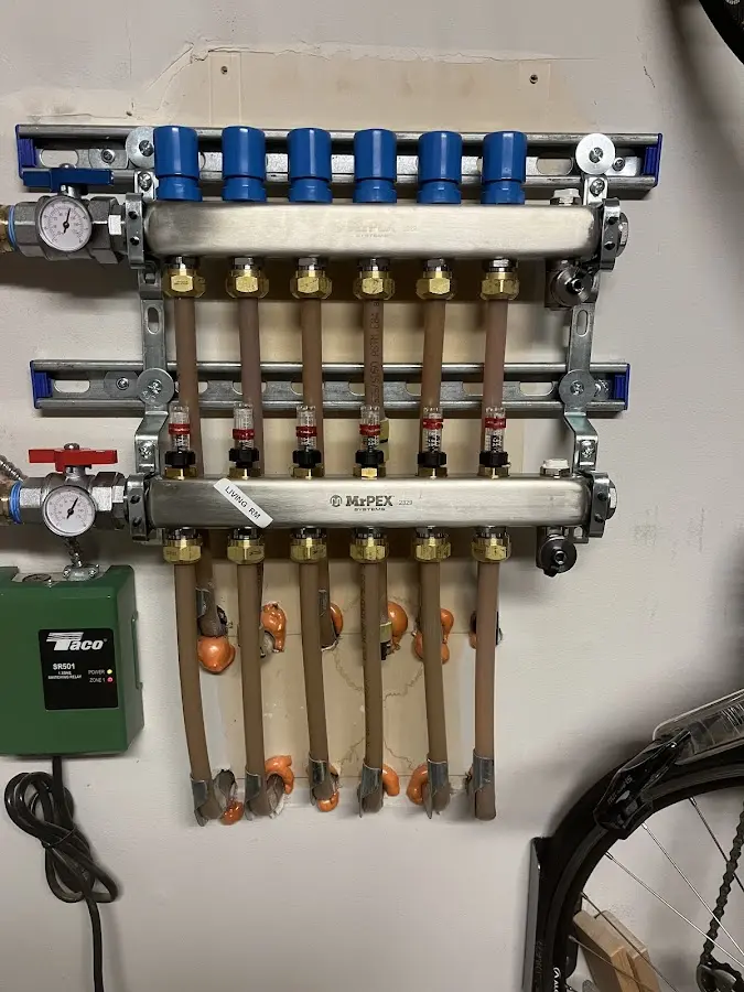 Plumber performing Leak Detection at a residential property in Lake Cherokee